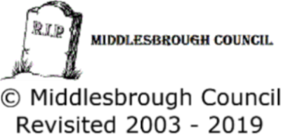 Middlesbrough Council R.I.P Home Page image